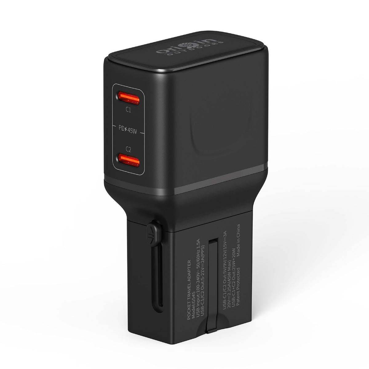 Adapteris Origin Outdoors USB-PD Charger Travel-45W