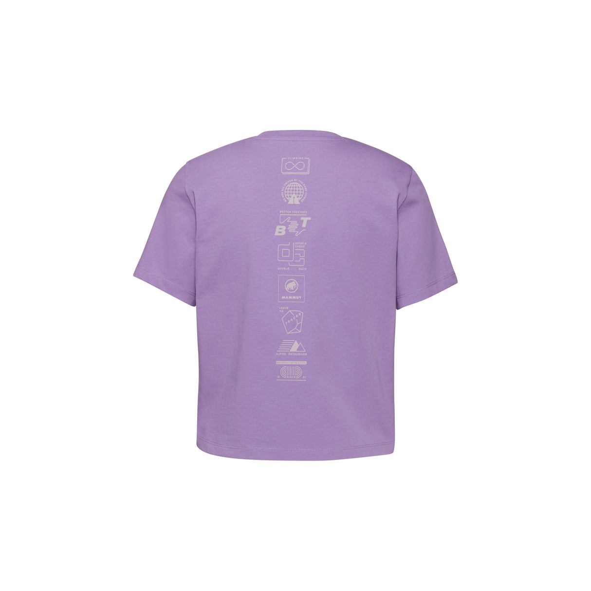 T-shirt Mammut Massone Cropped Lettering Women's