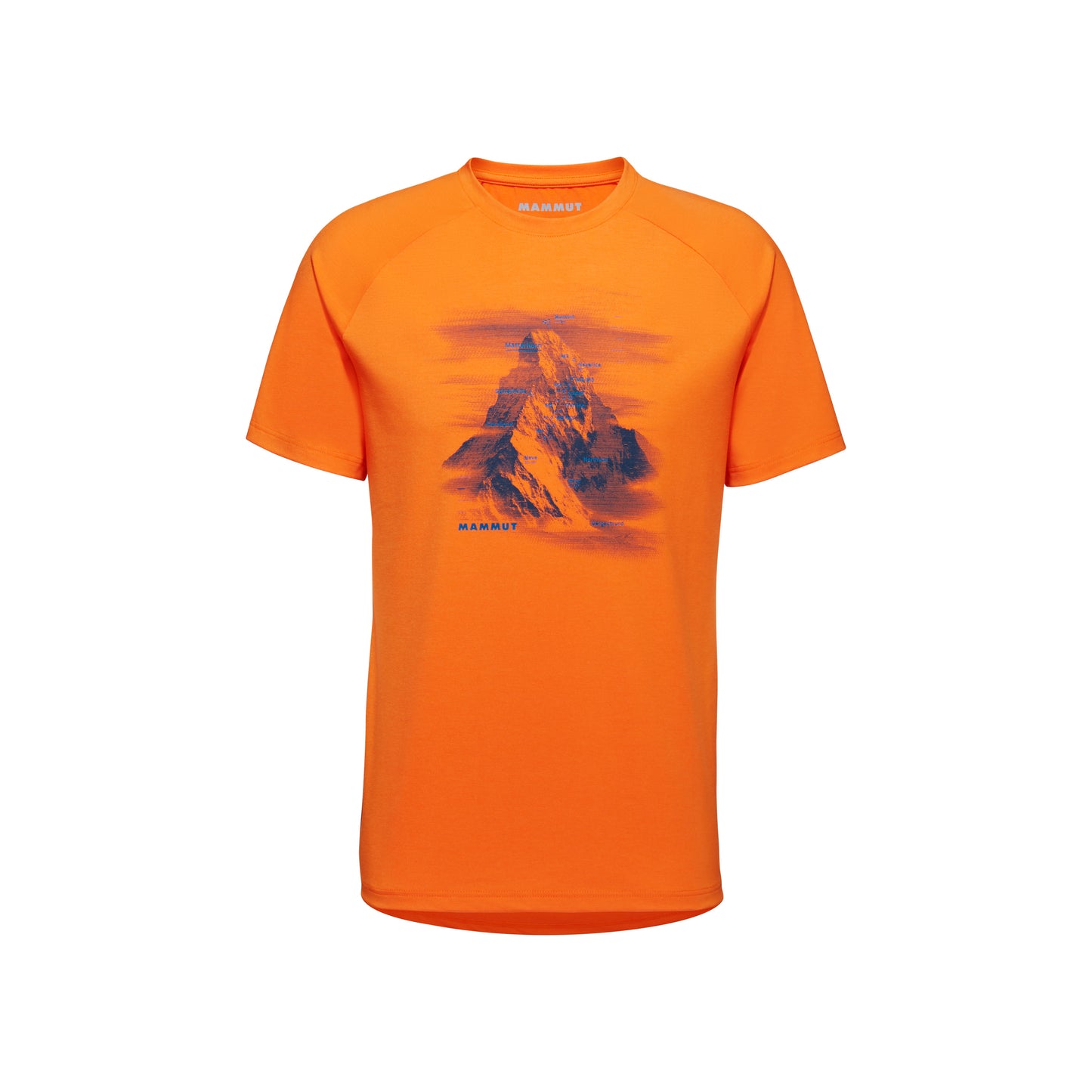 mammut mountain hornligrat t krekls viriesu