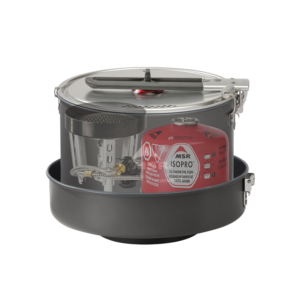 Deglis ar katlu un pannu MSR WindBurner® Stove System Combo