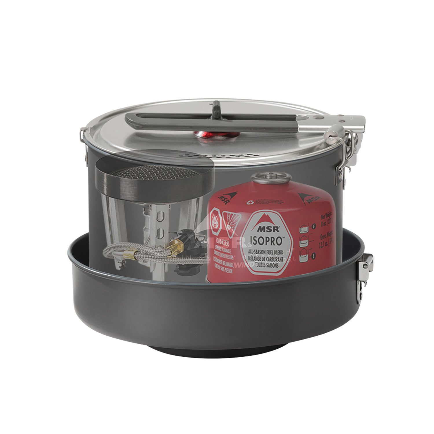 Deglis ar katlu un pannu MSR WindBurner® Stove System Combo