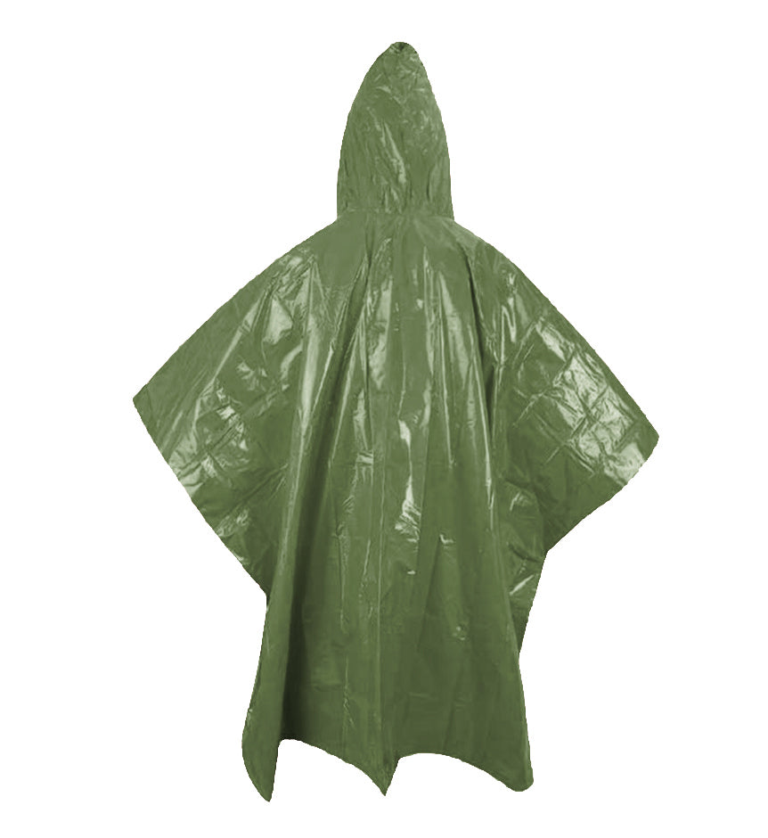 Lietus pončo Origin Outdoors Poncho Emergency Olīvu zaļš