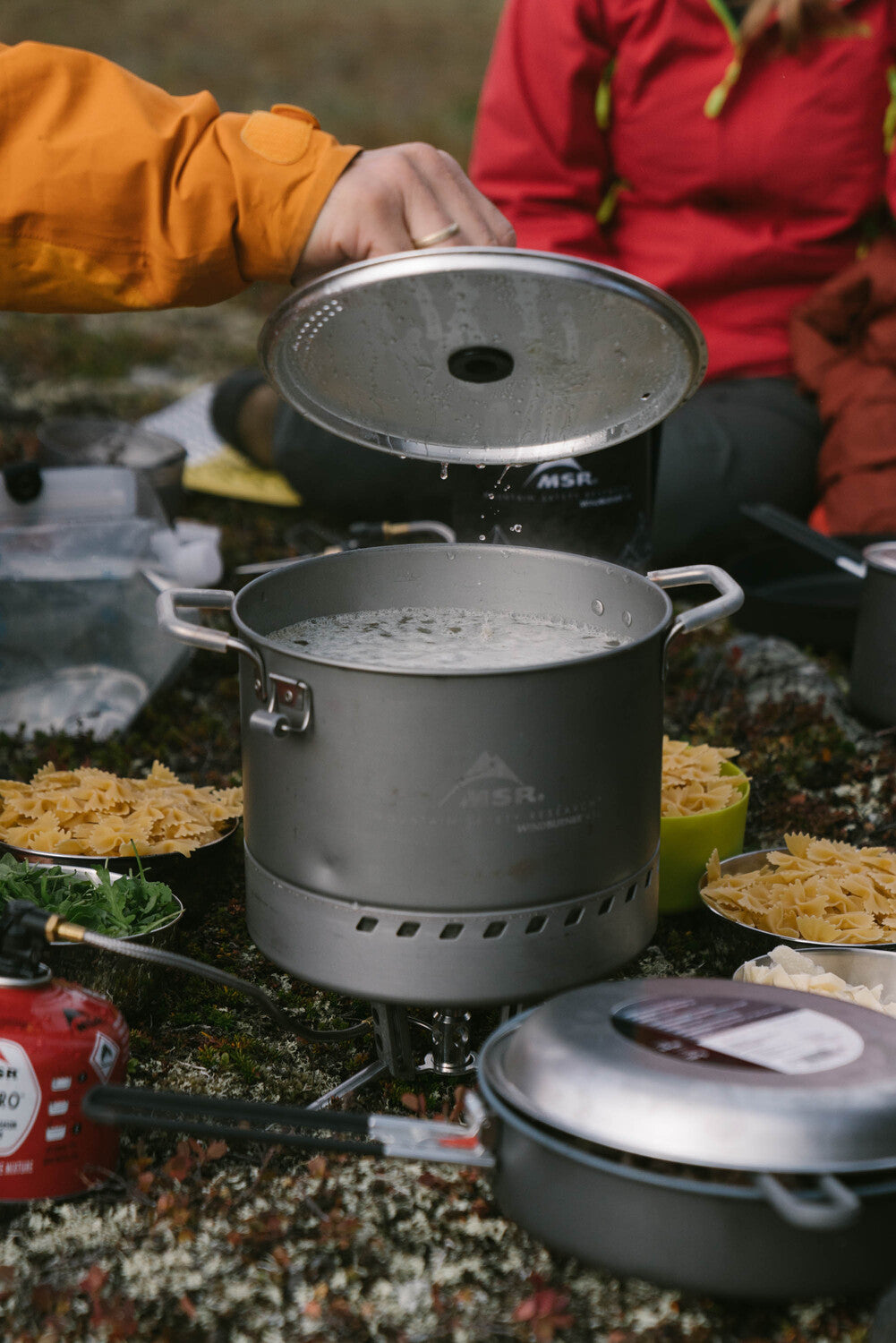 Gāzes deglis ar katlu un pannu MSR WindBurner® Stove System Combo