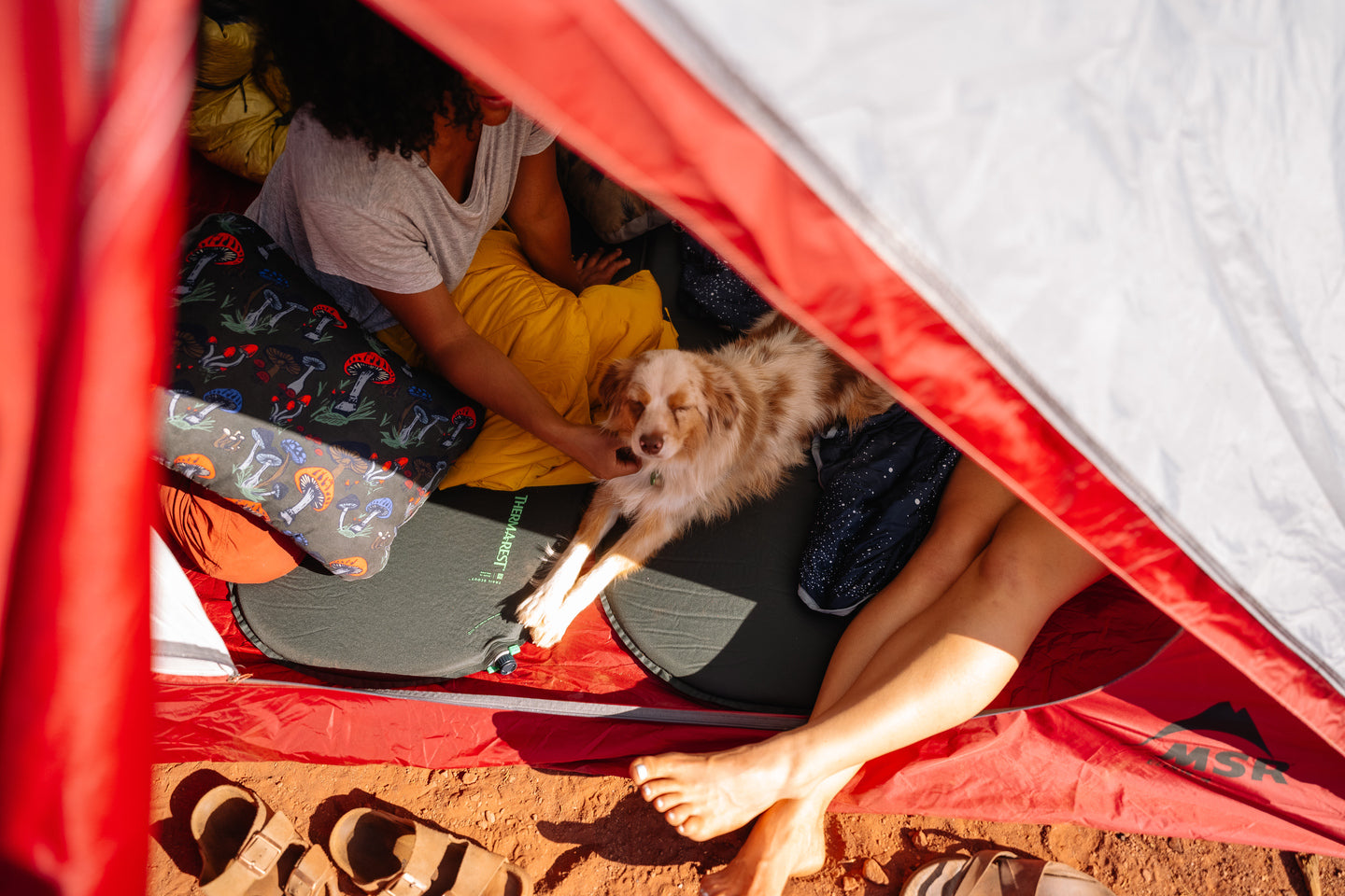 thermarest trail scout paspiepusamais paklajs