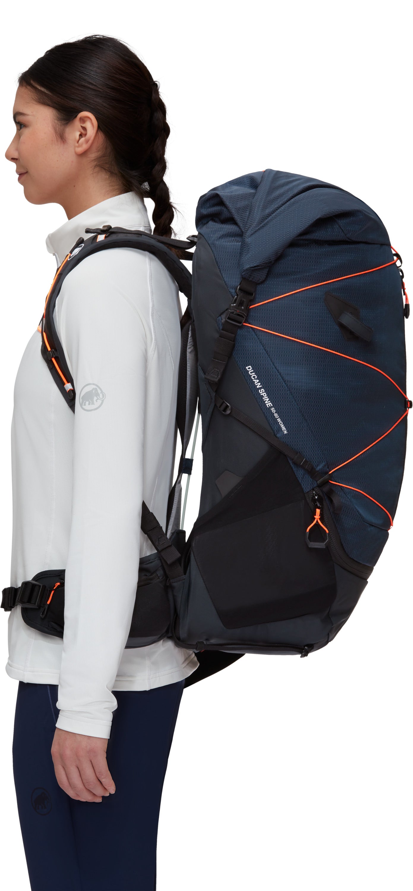 mammut sieviesu mugursoma ducan spine 50 60