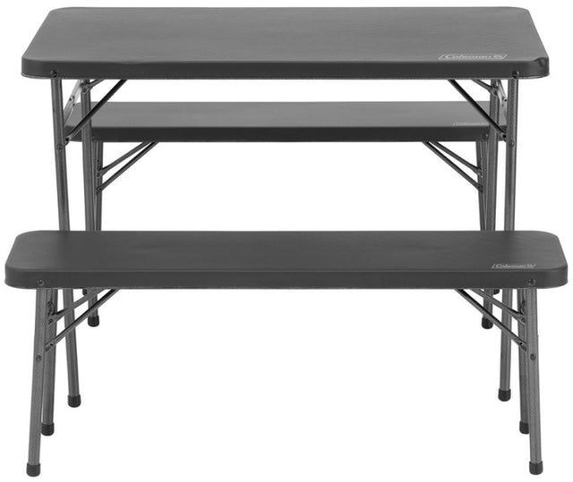 Table with benches Coleman Furniture 4 person Pack Away set