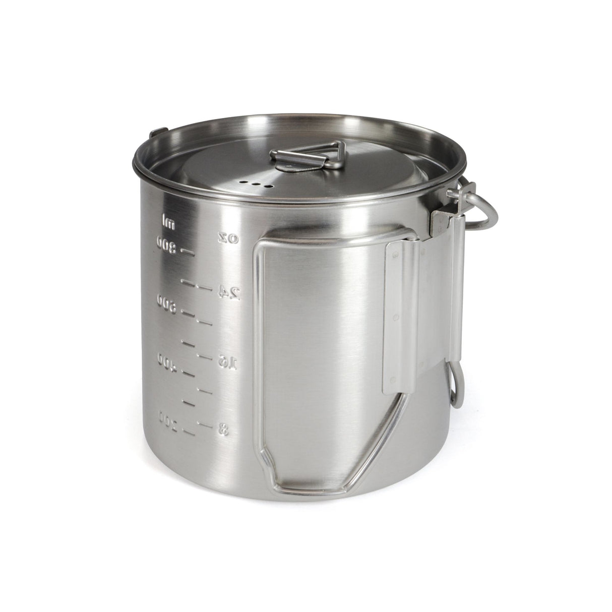 Origin Outdoors Stainless Steel Camping Pot 2in1 1.0 L