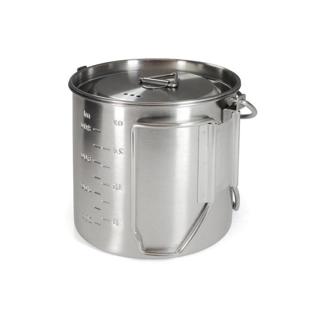 Origin Outdoors Stainless Steel Camping Pot 2in1 1,0 L