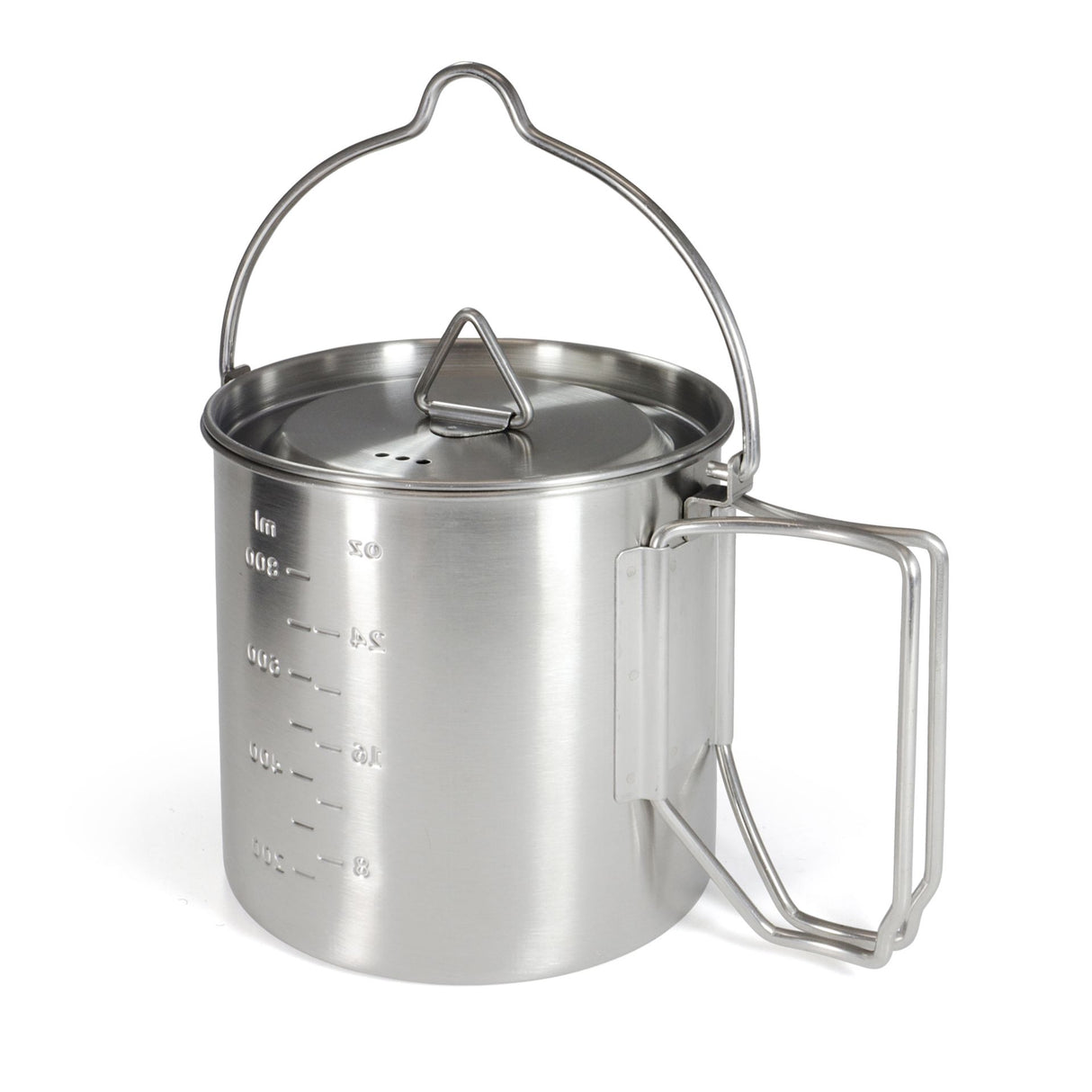 Origin Outdoors Stainless Steel Camping Pot 2in1 1.0 L
