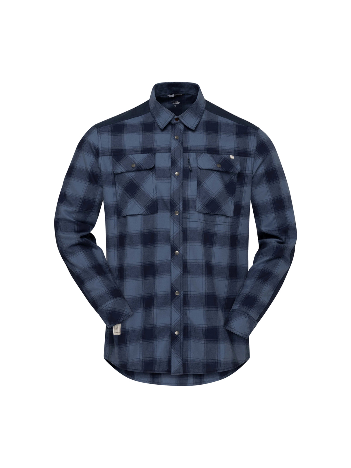 Flaneļa krekls Norrøna femund vīriešu Navy Blazer