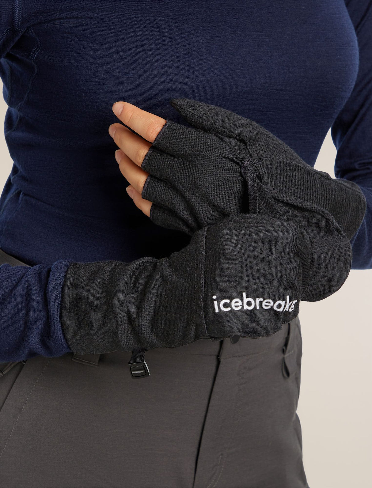 Cimdi Icebreaker Merino Sierra Convertible Mitten
