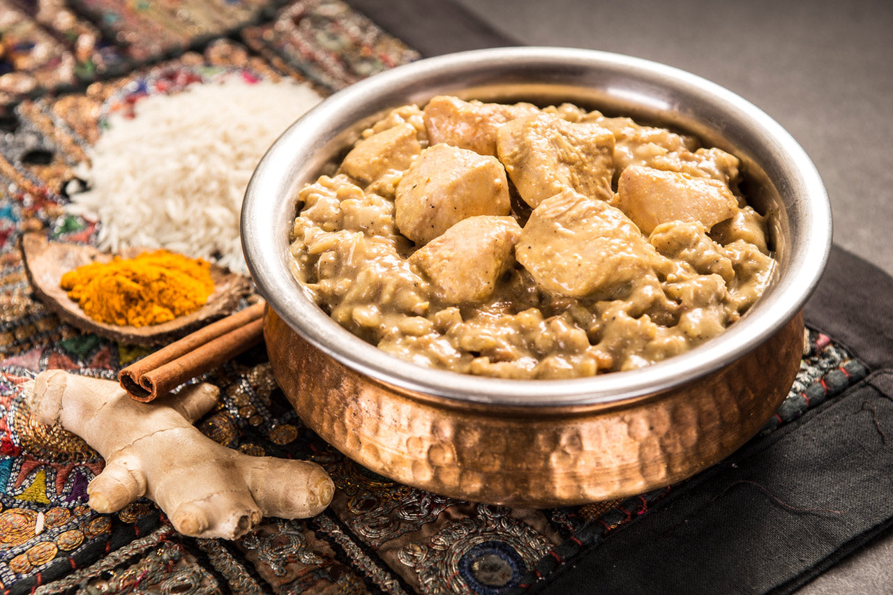 Adventure Menu vistas Korma ar rīsiem