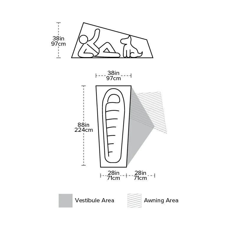 Tent Big Agnes Copper Spur Ultralight 1-person