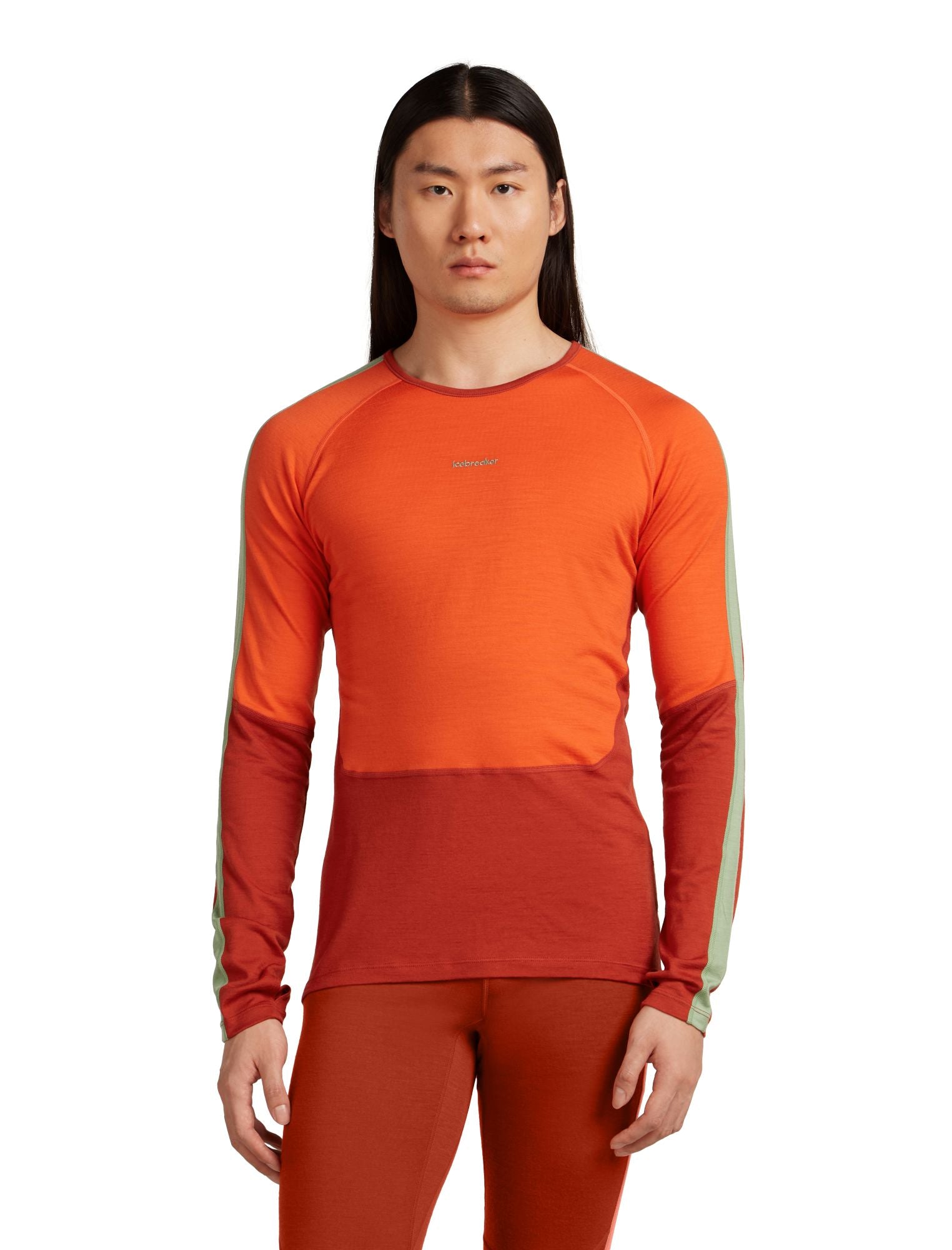 Termoveļas krekls Icebreaker 200 Oasis+ LS Crew vīriešu