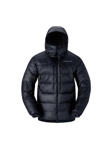 Dūnu jaka Norrona trollveggen down800 vīriešu Caviar Black