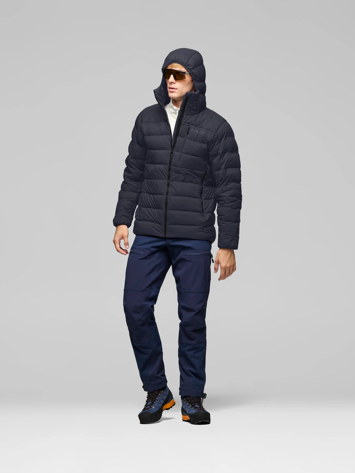 Dūnu jaka Norrona femund down700 Zip Hood vīriešu