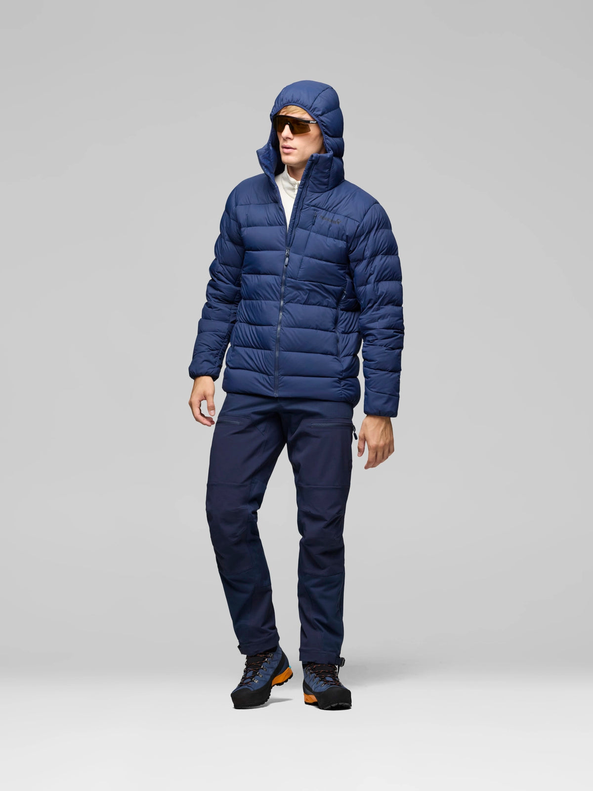 Dūnu jaka Norrona femund down700 Zip Hood vīriešu
