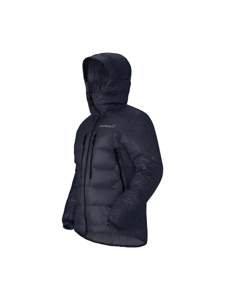 Norrona trollveggen down800 Hood womens Caviar Black