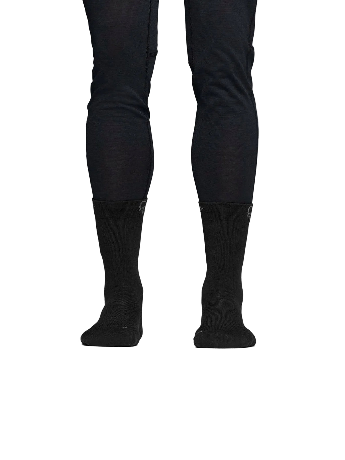 Merino vilnas zeķes Norrøna falketind mid Caviar Black/Iron Gate
