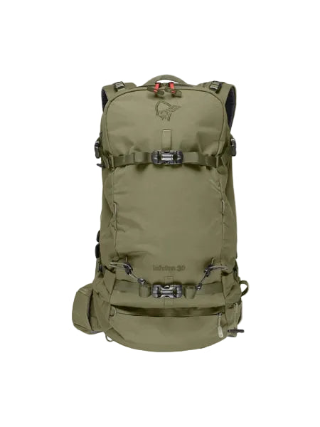 Mugursoma slēpošanai Norrona lofoten 30L Deep Lichen Green