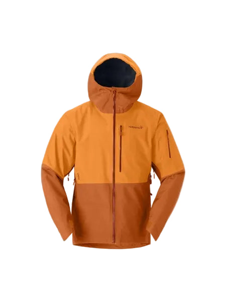 Lietus jaka Norrona lofoten Gore-Tex vīriešu Gold Flame
