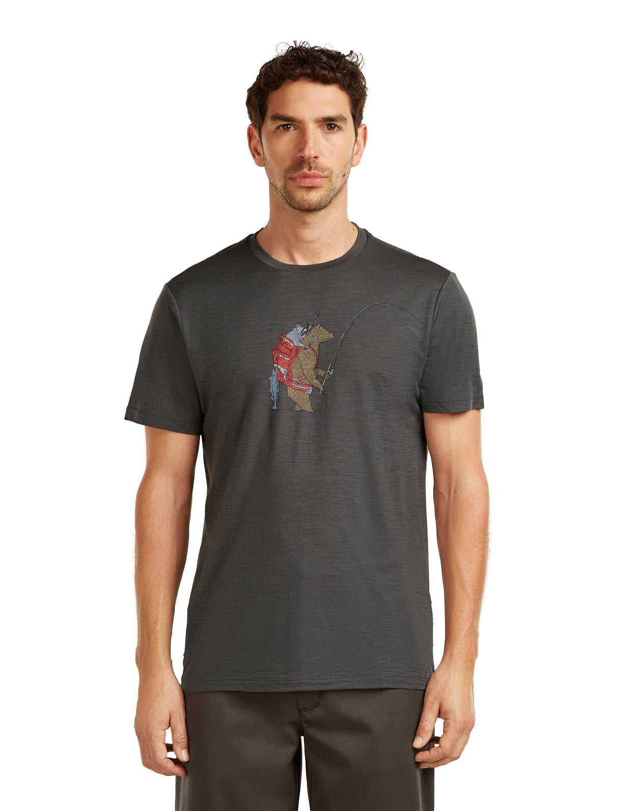 Merino T-krekls Icebreaker Tech Lite SS 150 Bear vīriešu