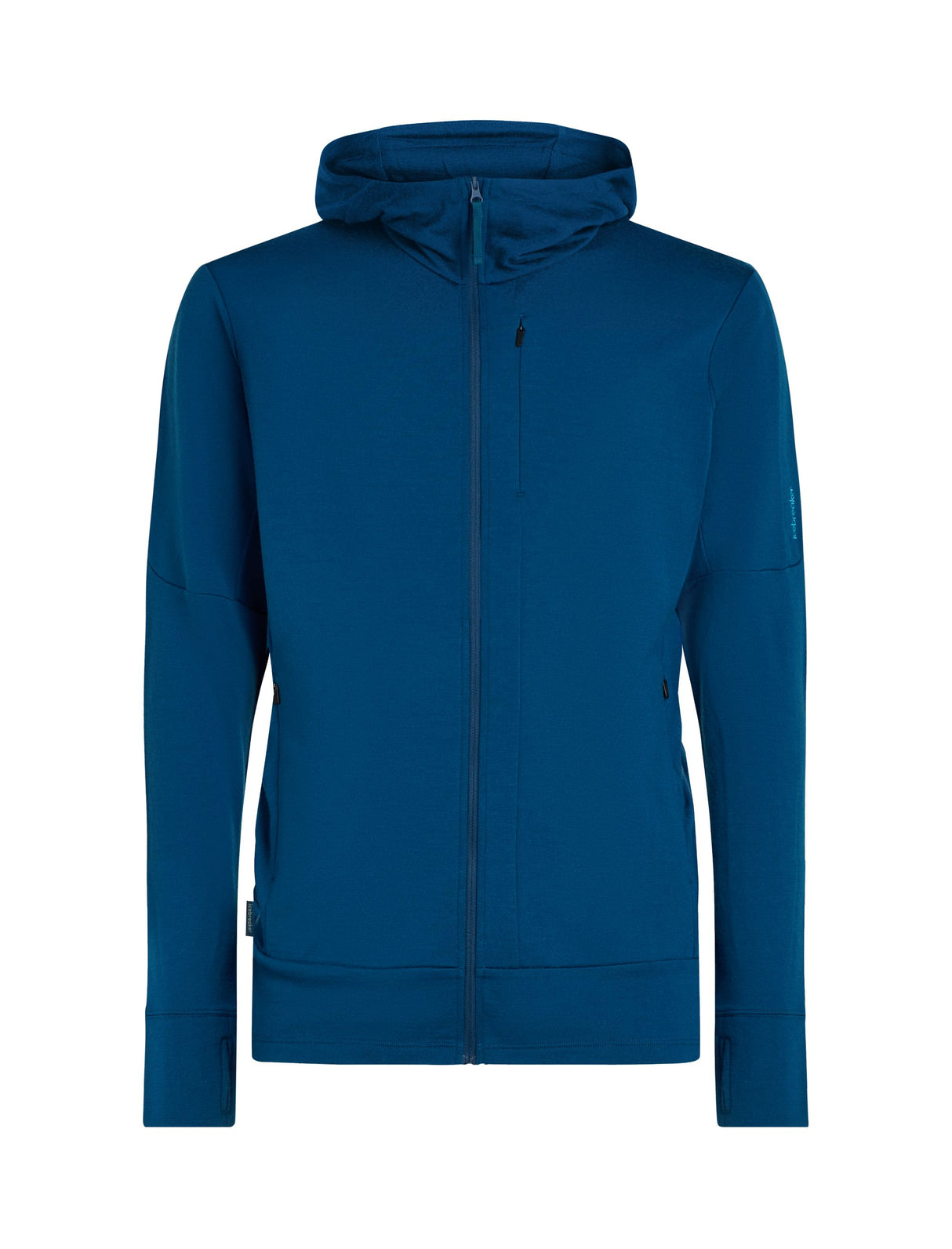 Merino jaka Icebreaker Quantum IV LS Zip Hoodie vīriešu