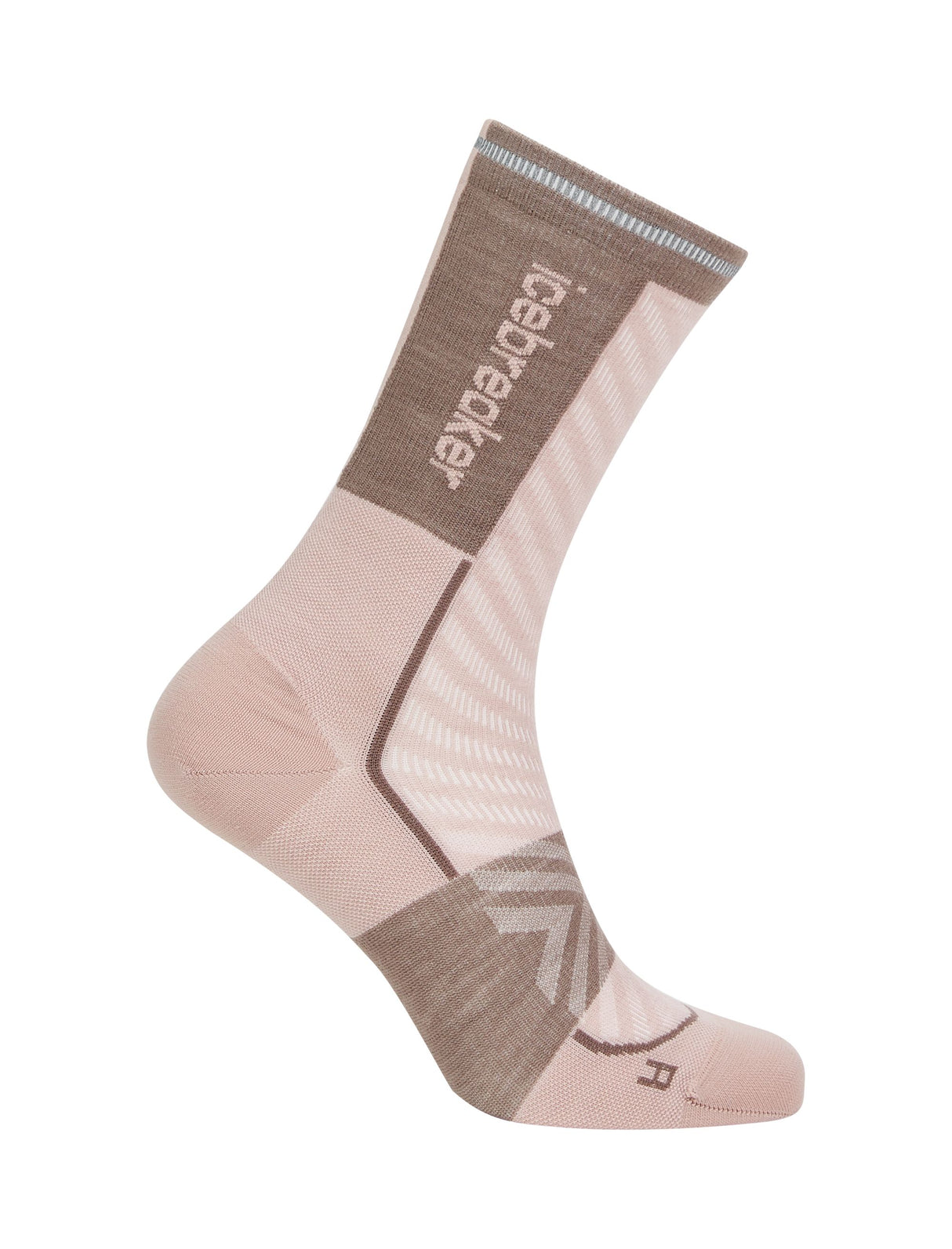 Skriešanas zeķes Icebreaker Merino Run+ Ultralight Crew sieviešu