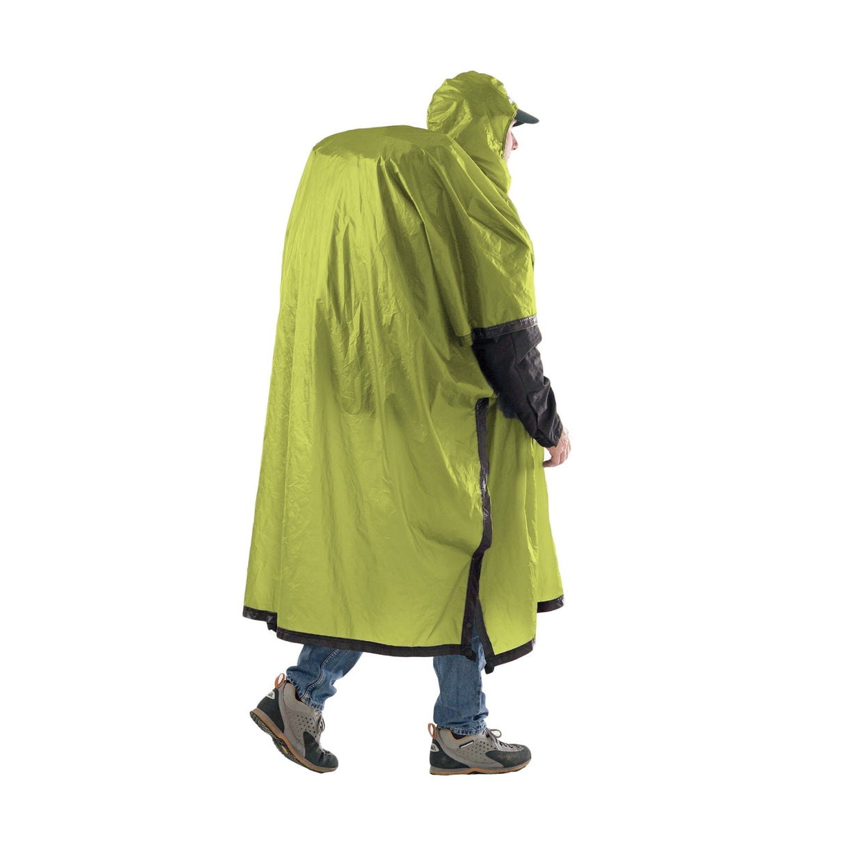 Lietus pončo-nojume Sea to Summit Ultra-Sil Nano Tarp Poncho Lime