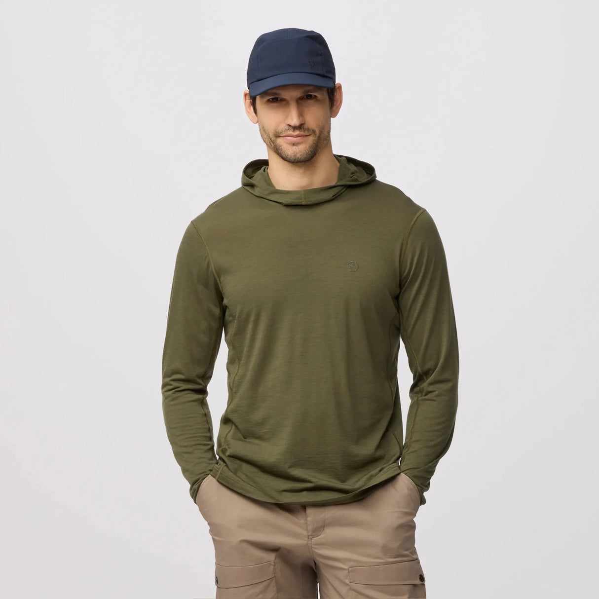 Termokrekls Fjallraven Abisko Wool Hoodie vīriešu