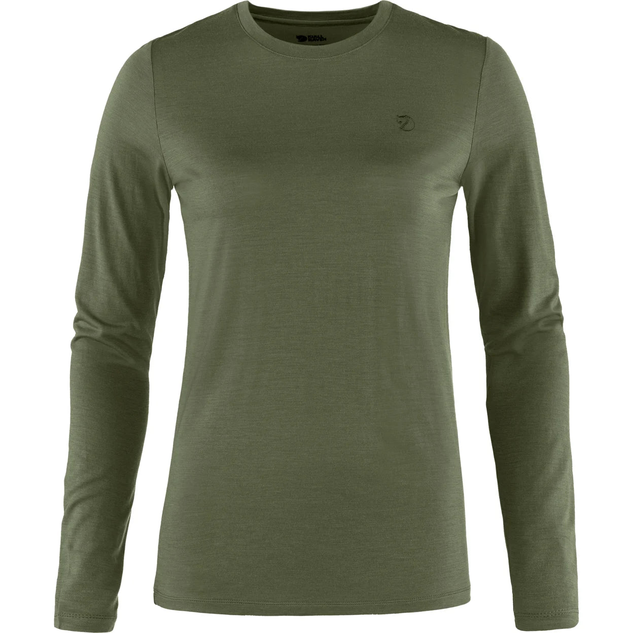 T-krekls Fjallraven Abisko Wool LS sieviešu