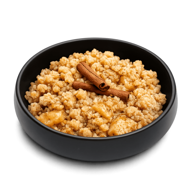 Freeze-dried food Good Mood Meals apple cinnamon crumble
