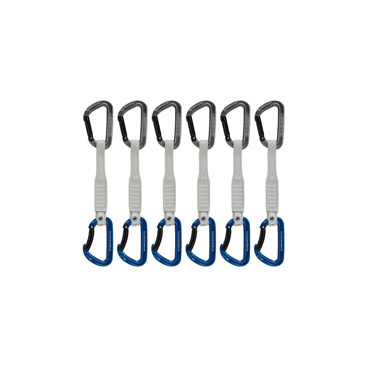 Mammut atsaites Workhorse Keylock 12cm/17cm 6-pack Grey-Blue 17 cm