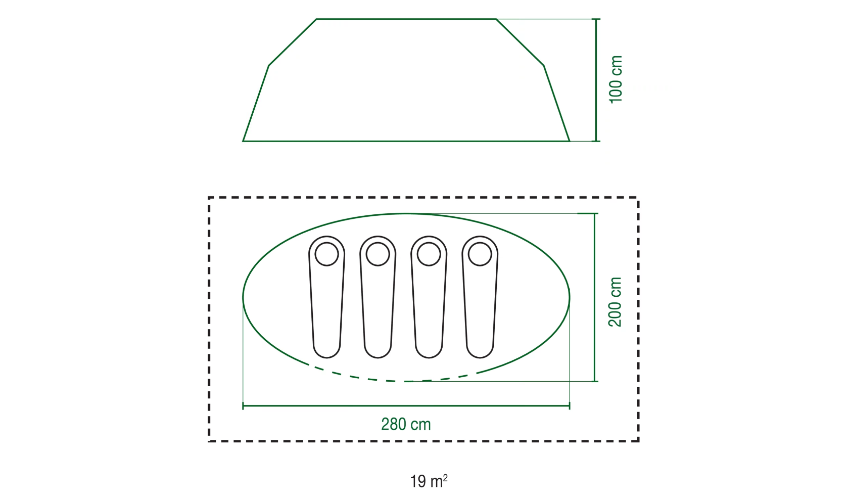 Četrvietīga telts Coleman Galiano 4