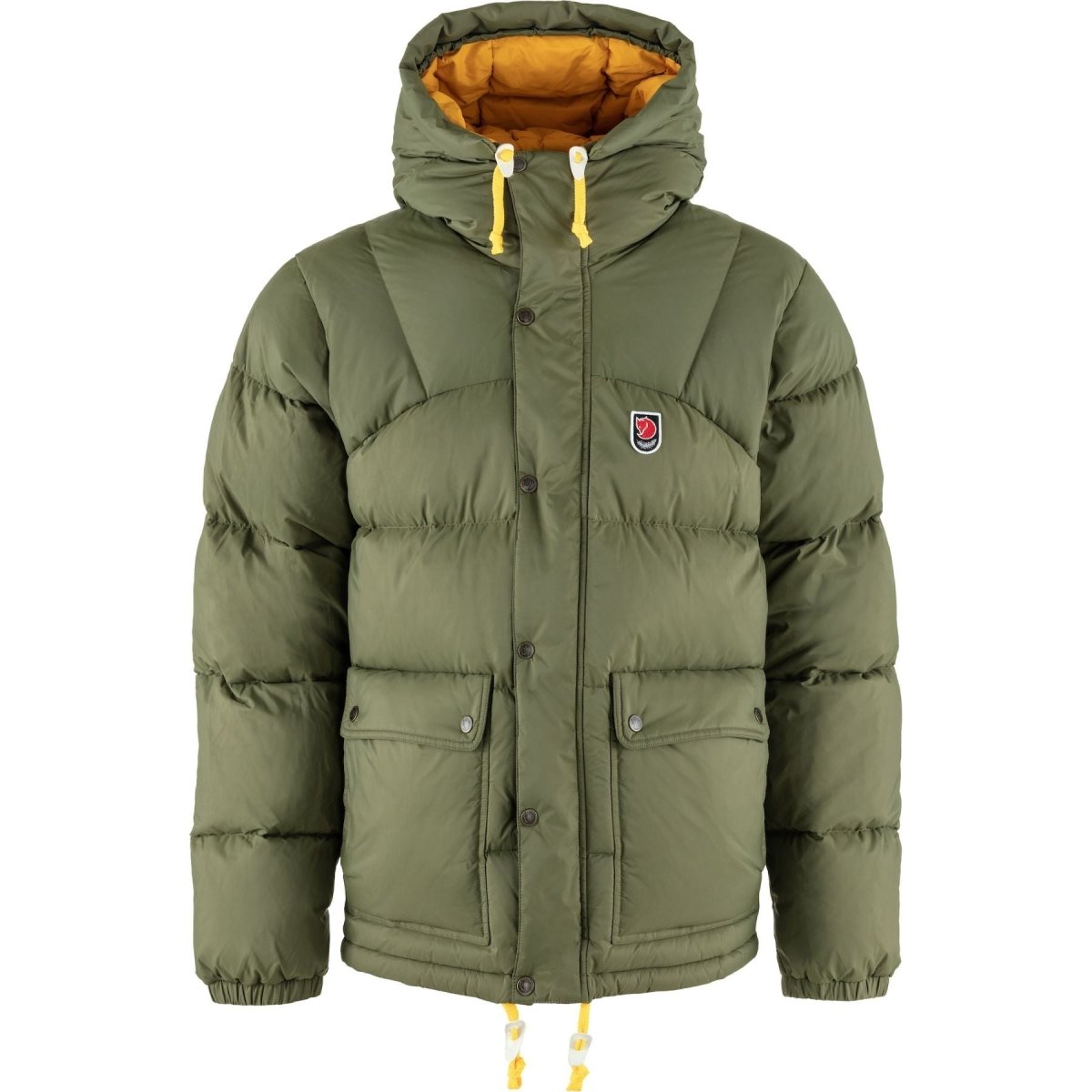 Dūnu jaka Fjallraven Expedition Down Lite vīriešu Green Mustard Yellow