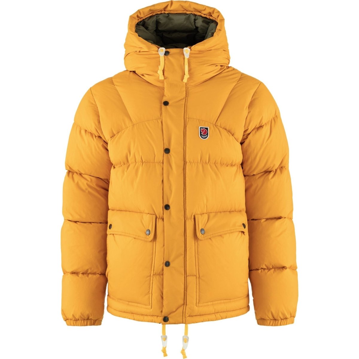 Dūnu jaka Fjallraven Expedition Down Lite vīriešu Mustard Yellow Green