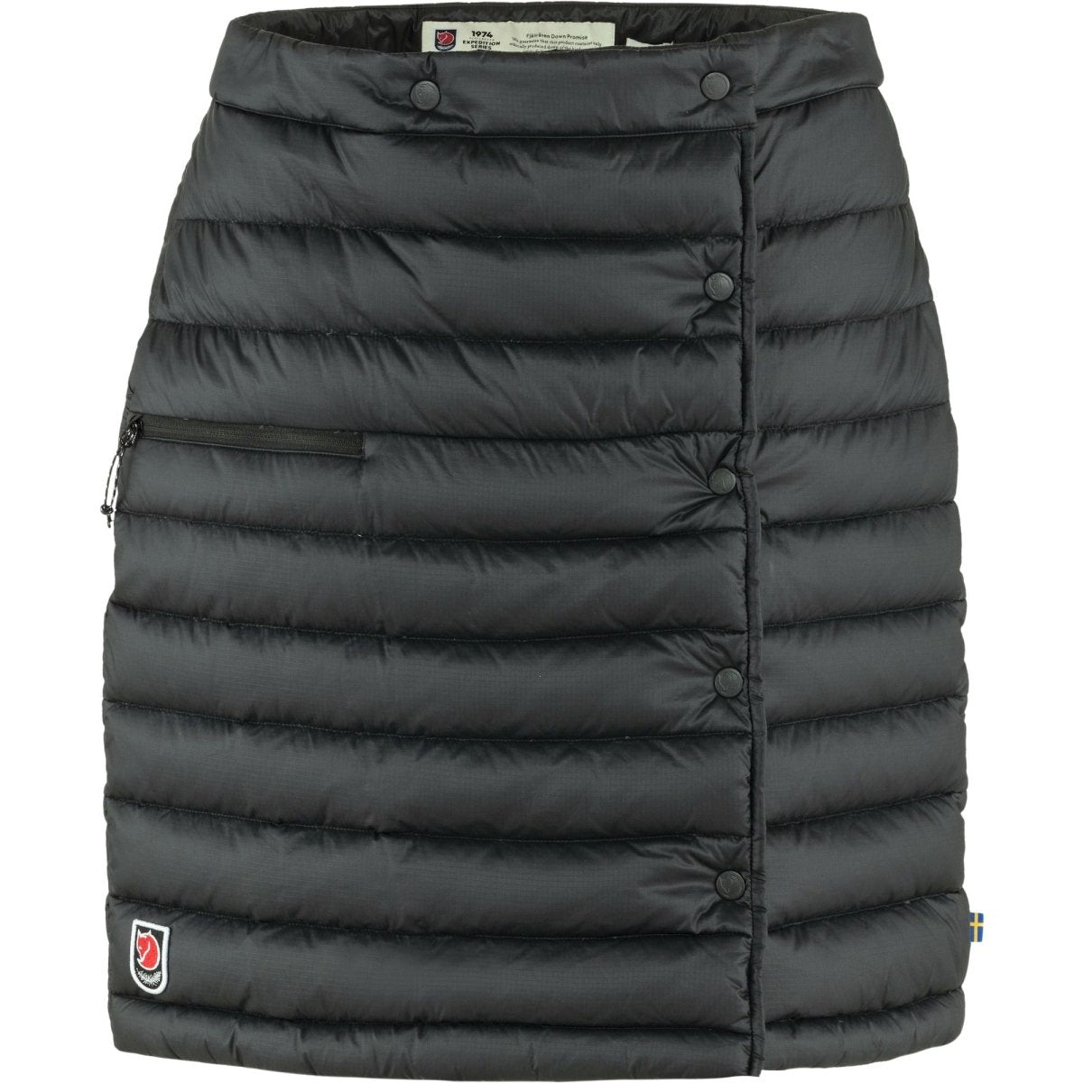 Dūnu svārki Fjallraven Expedition Pack Down Skirt sieviešu Black