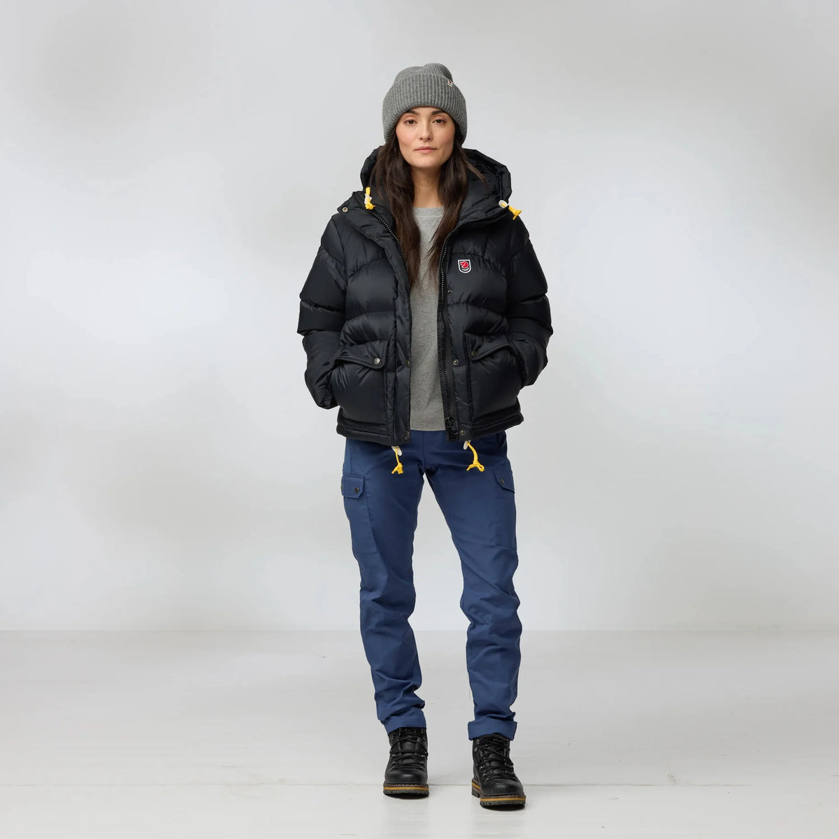 Fjallraven dūnu jaka Expedition Down Cropped sieviešu
