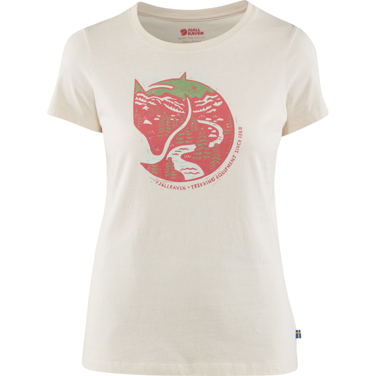 T-Shirt Fjallraven Arctic Fox women's