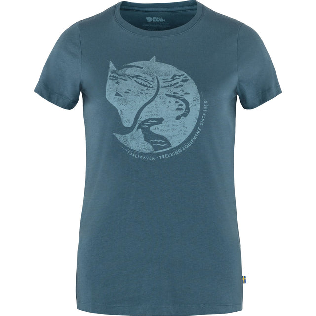 T-krekls Fjallraven Arctic Fox sieviešu