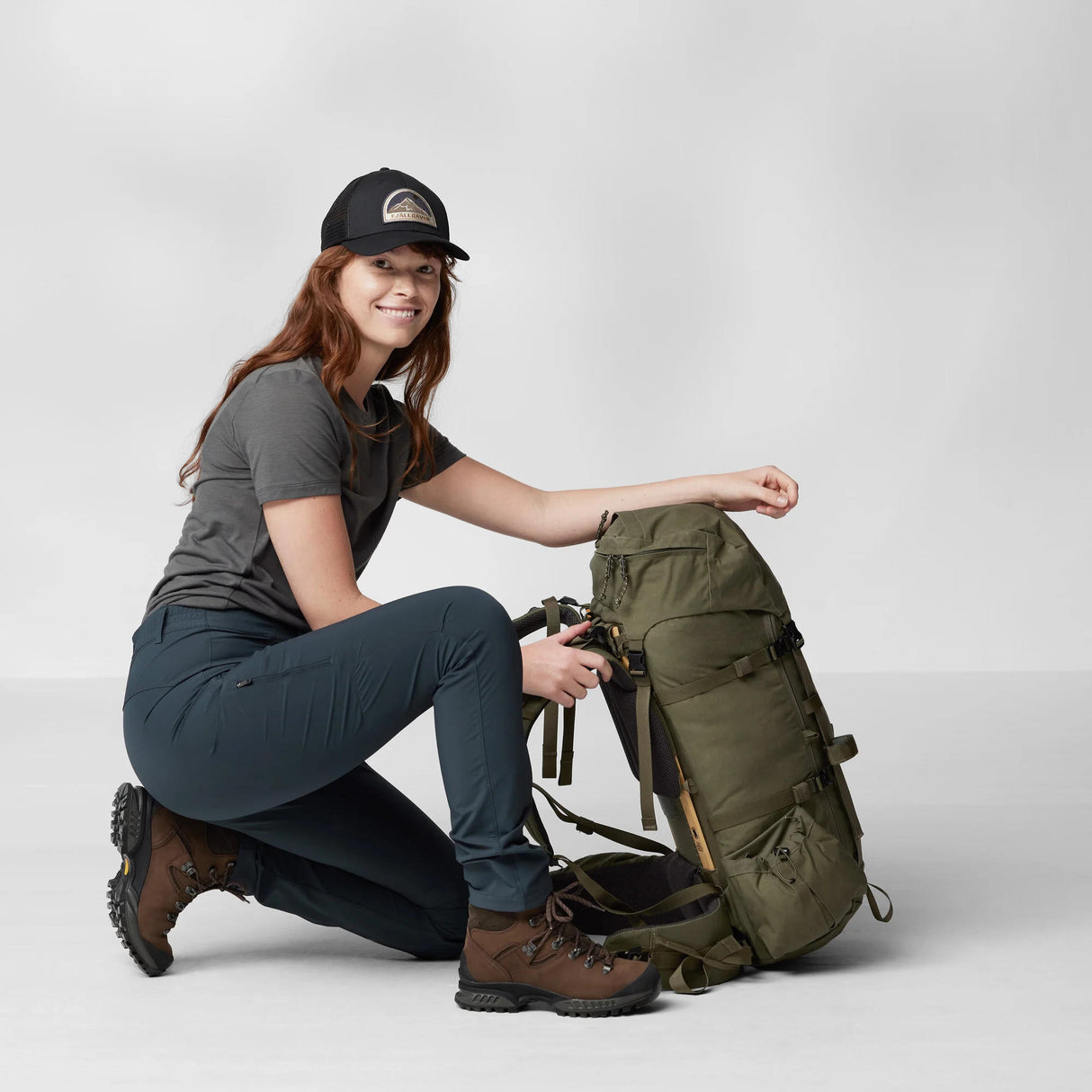 Fjallraven bikses Abisko Trail Stretch sieviešu