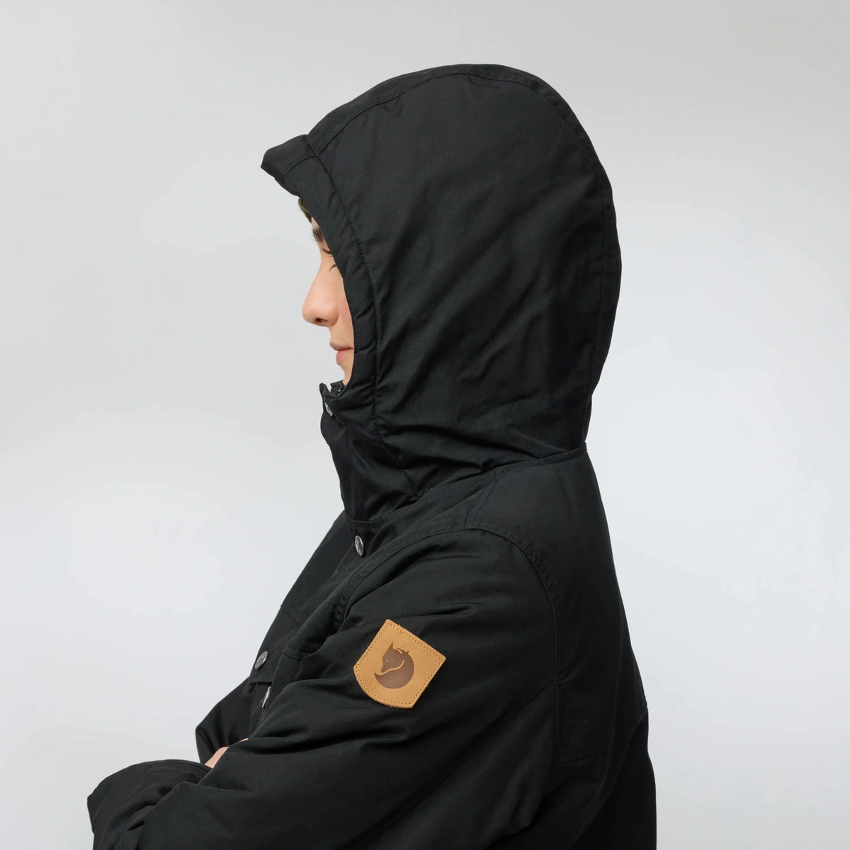 fjallraven greenland ziemas jaka sieviešu melna