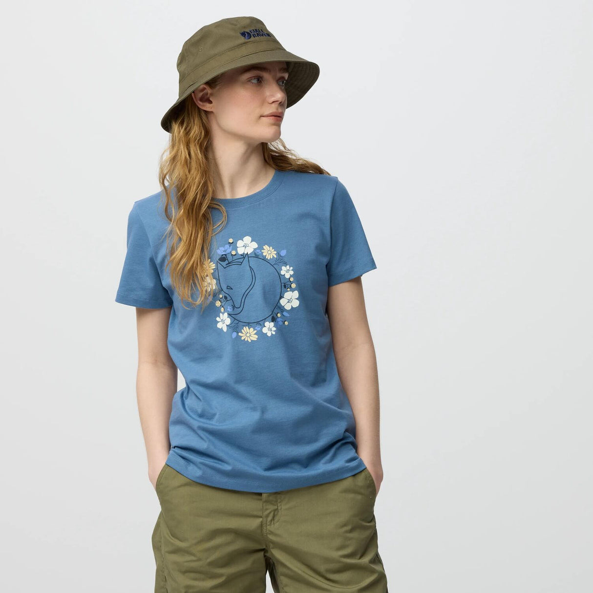 Fjallraven T-Shirt Fjällblomster Fox Women's