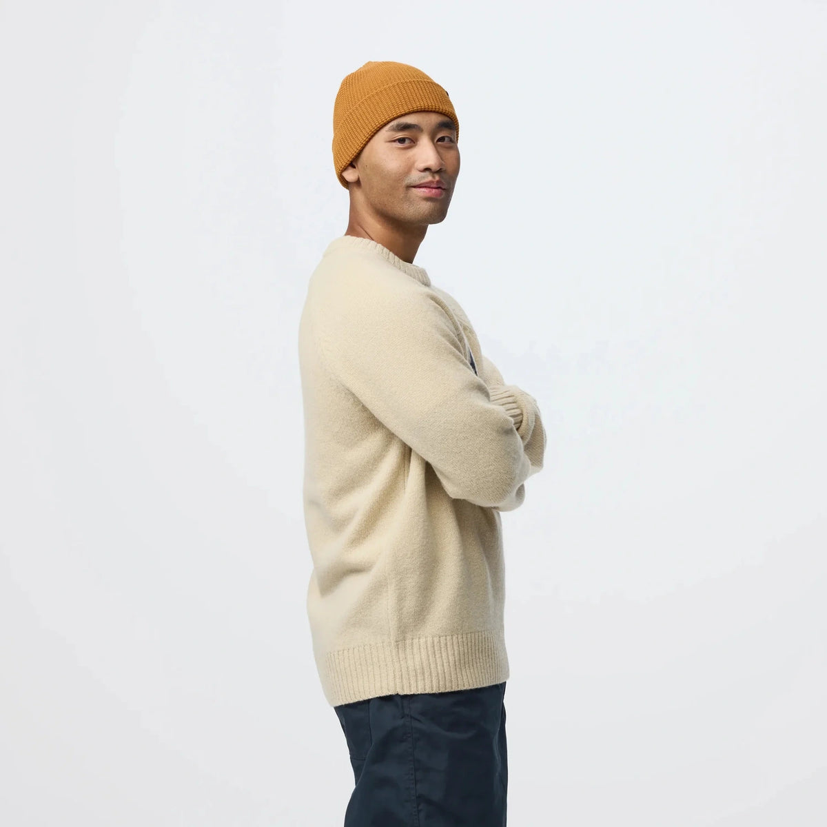 Fjallraven Logo Knit Sweater vilnas džemperis vīriešiem