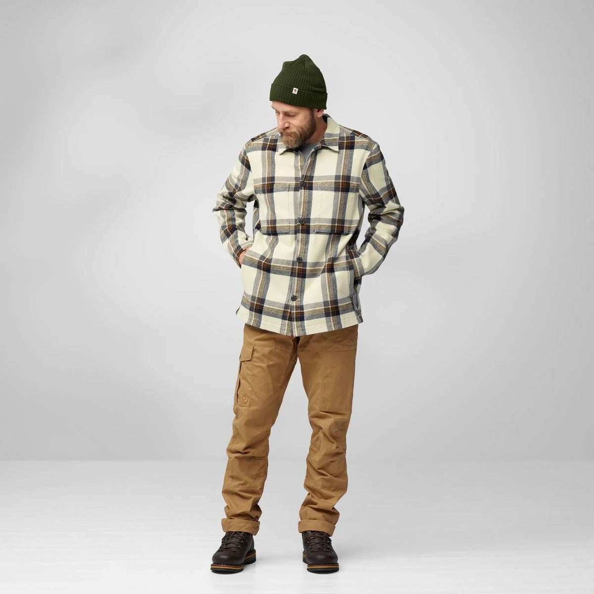 Flaneļa krekls Fjallraven Singi Overshirt vīriešu