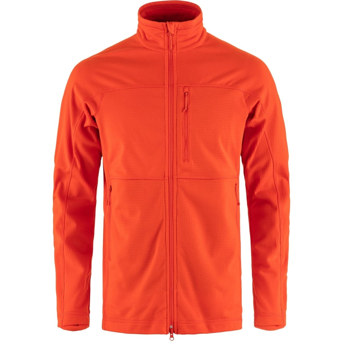 Flīsa jaka Fjallraven Abisko Lite vīriešu Flame Orange