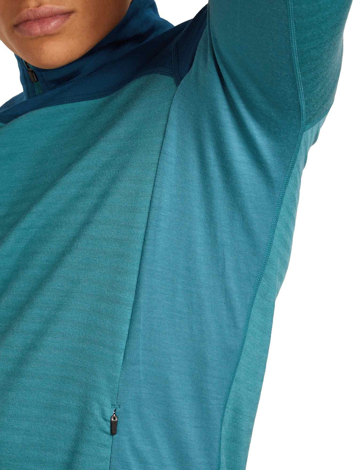 Vilnas flīsa jaka Icebreaker Real Fleece Descend vīriešu