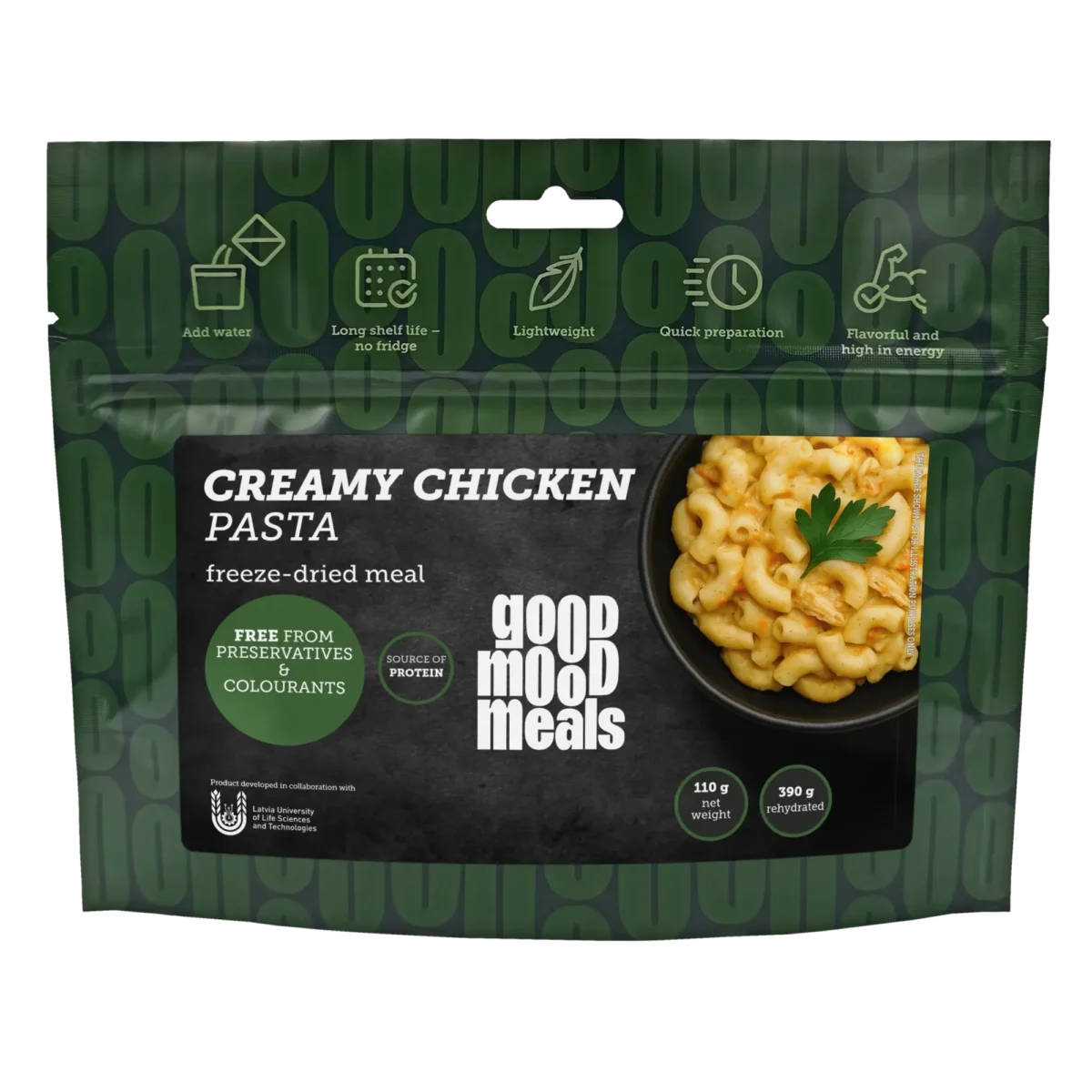 Good Mood Meals pasta ar vistu