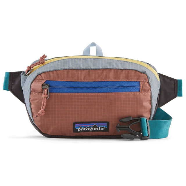 Gurnu soma Patagonia Ultralight Black Hole Mini Hip Pack 1L Patchwork: Obsidian Plum