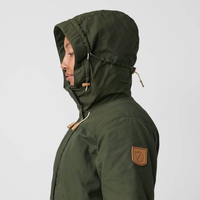Jaka Fjallraven Singi Wool Padded Parka sieviešu